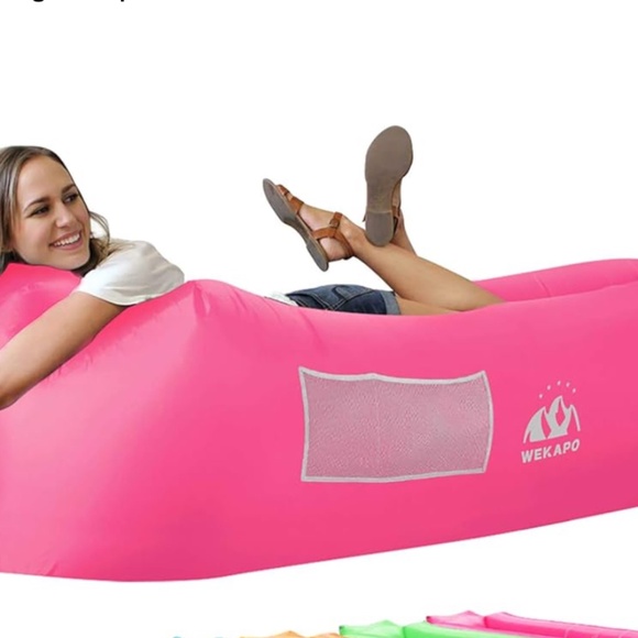 NWT Wekapo pink inflatable lounger - Picture 1 of 11